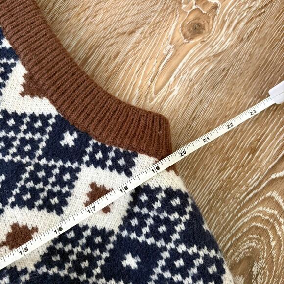 Again Us Vintage Style Chunky Sweater Vest - Picture 4 of 5